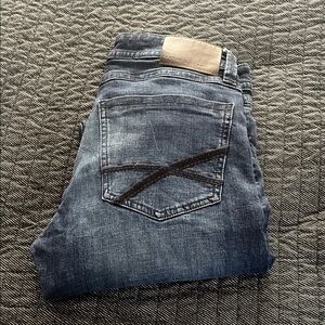 Men's Slim Blue Bootcut Jeans